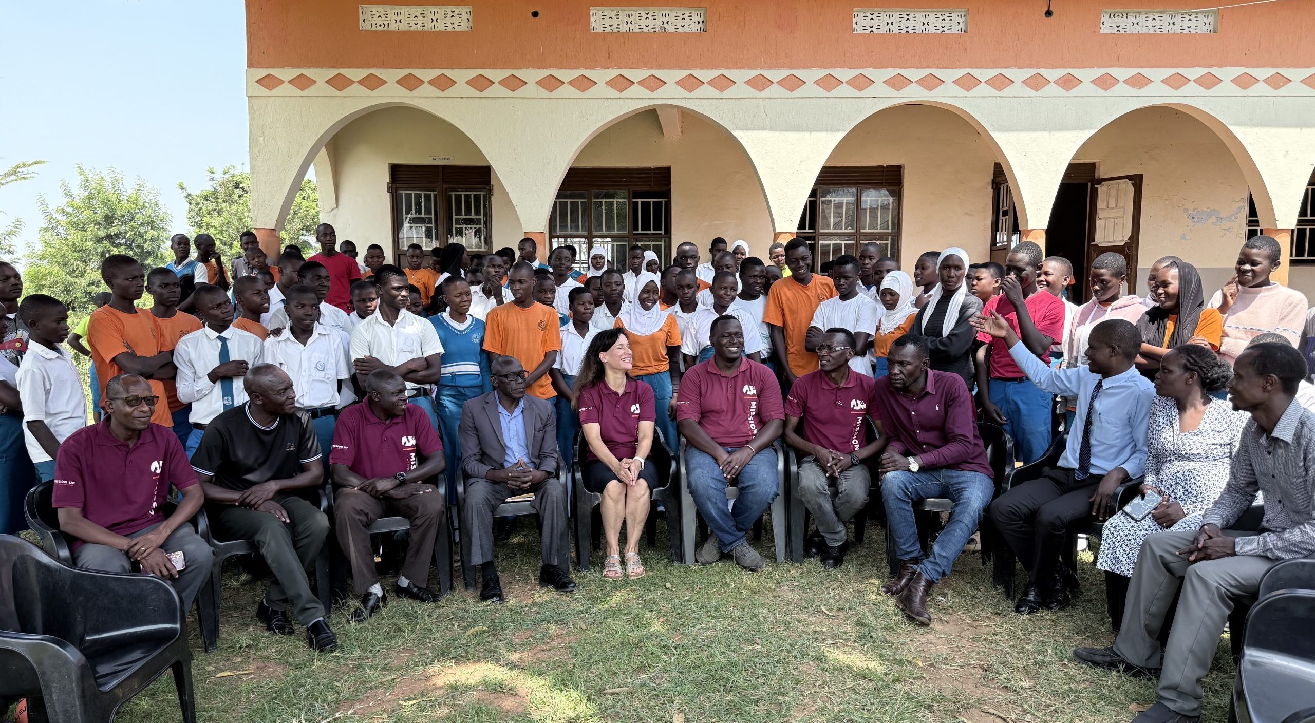 Open doors at schools in the Luuka region